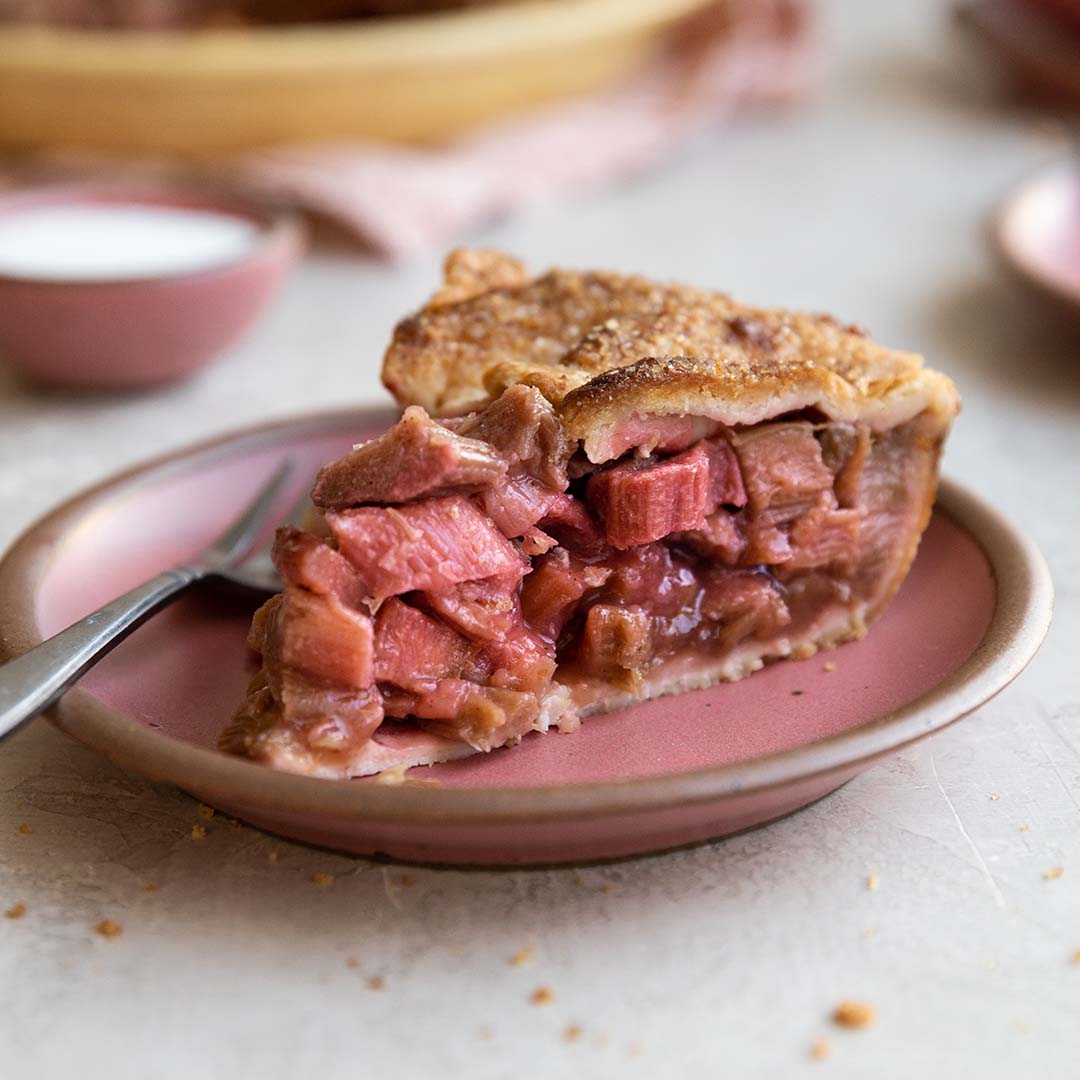 Traditional Rhubarb Pie